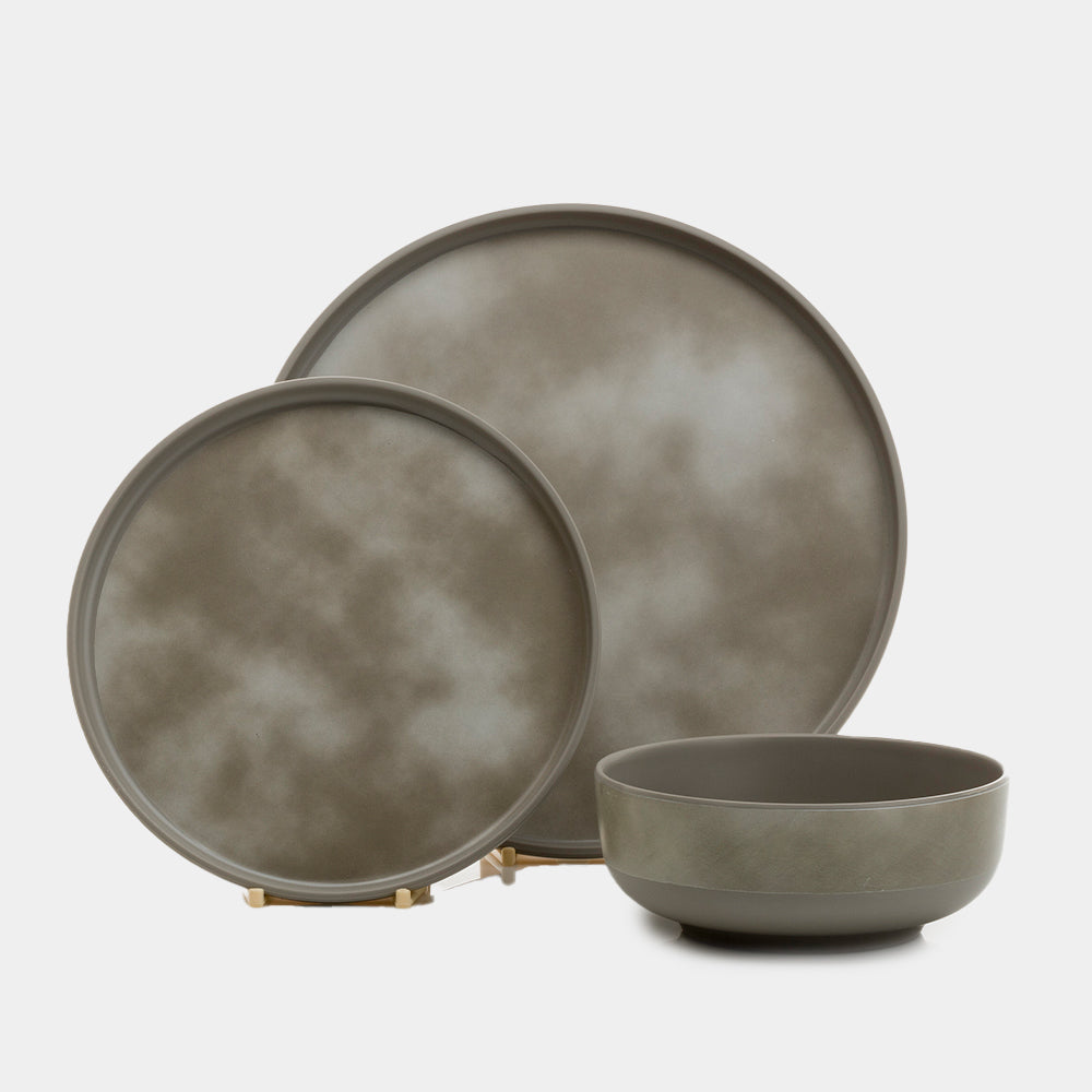 Flamefield Pebble Sky 12-teiliges Melamin-Set