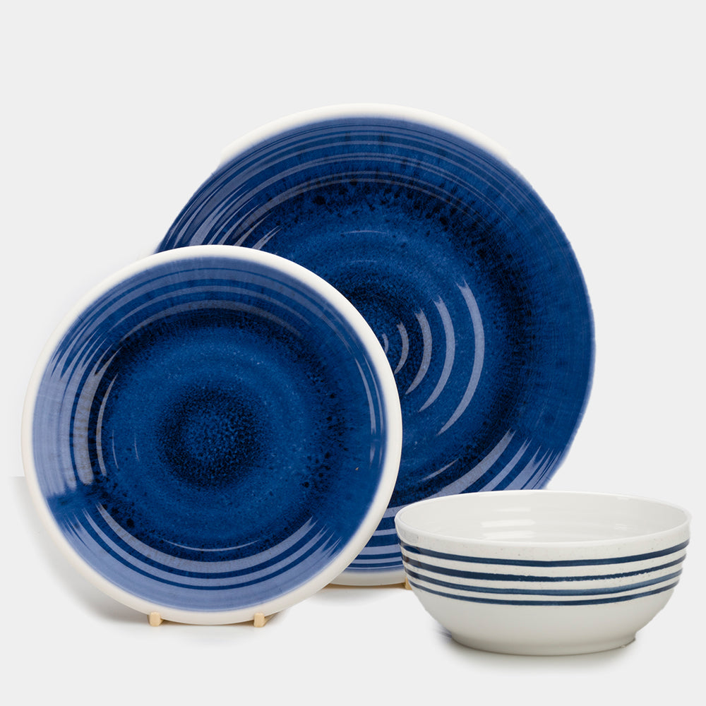 Flamefield Azure 12-teiliges Melamin-Set