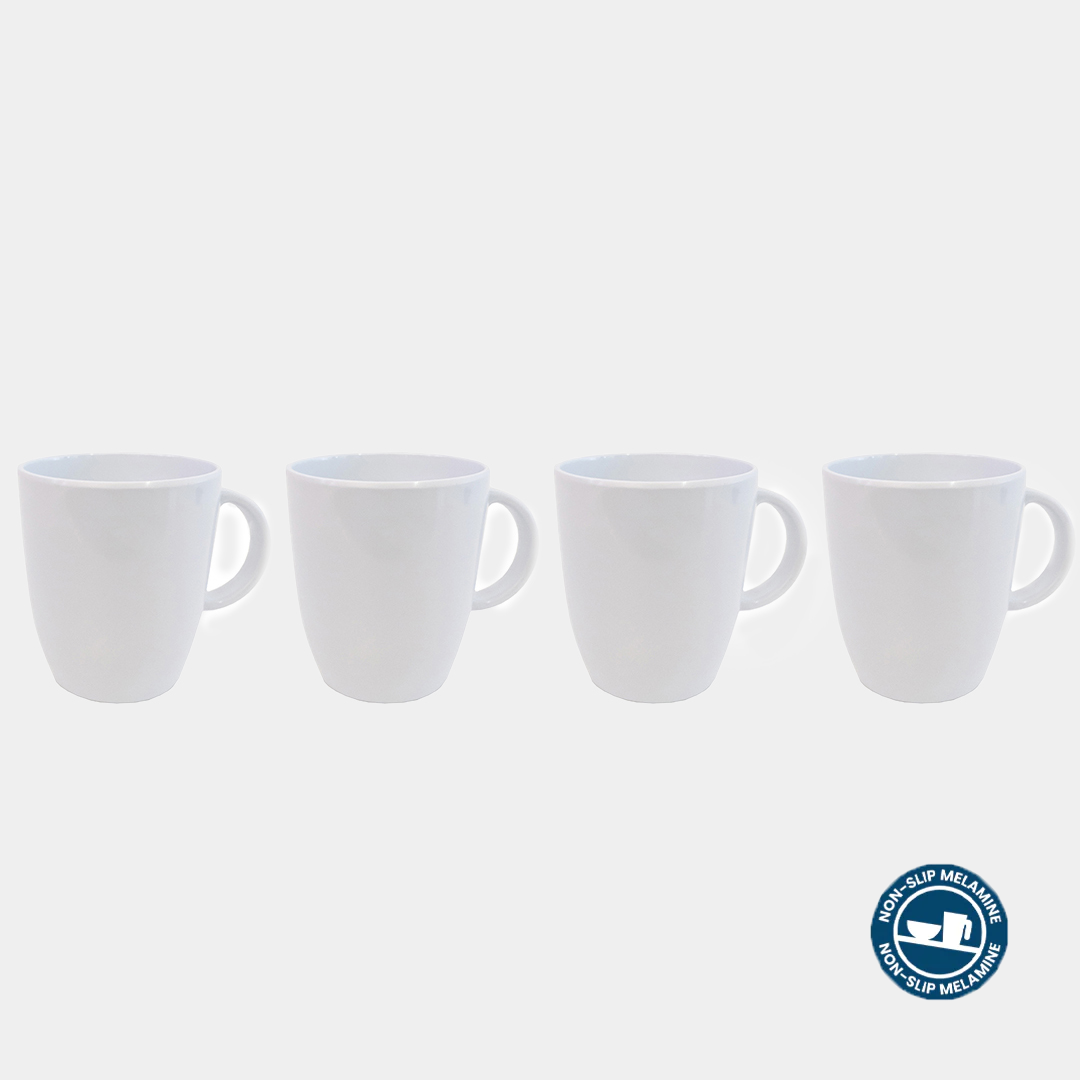 Flamefield Non Slip Cool White Mugs