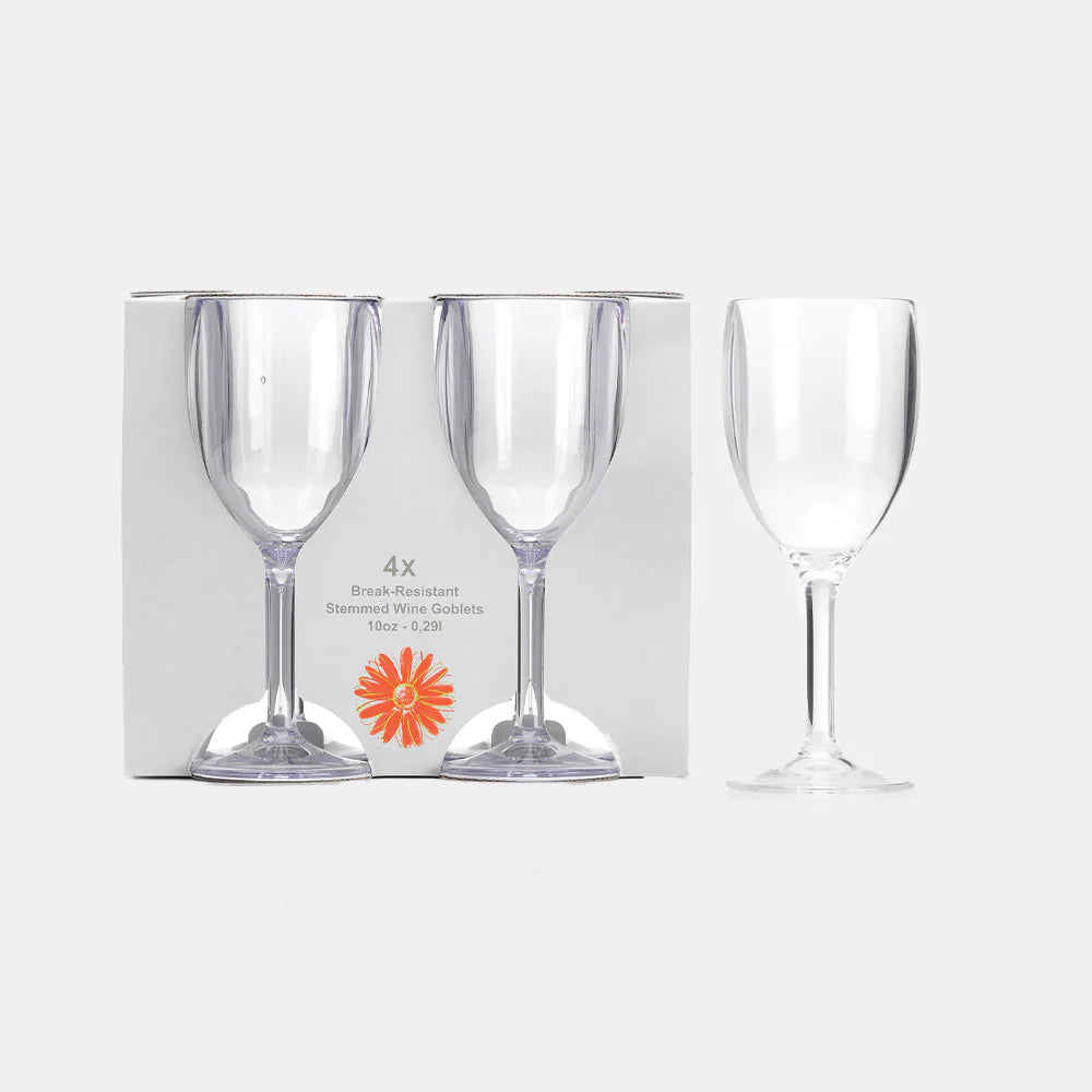 SERAMİKA VANİLLA SET & WİNE GOBLET CLEAR