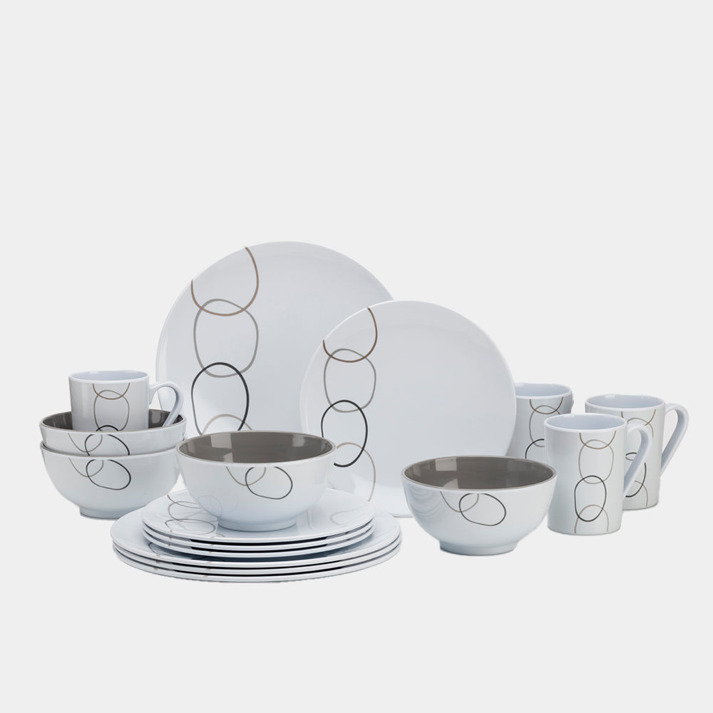 Flamefield Loops 16 pc Melamine Set
