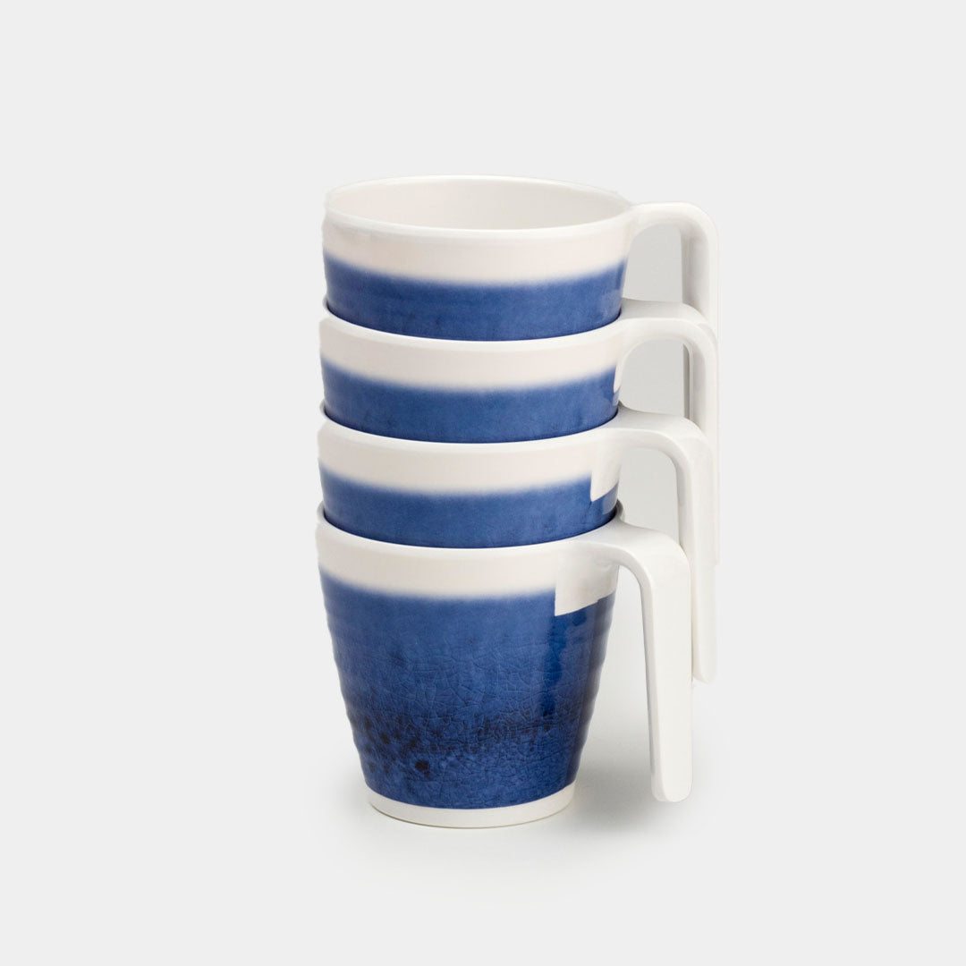 Flamefield Azure Stacking Mugs