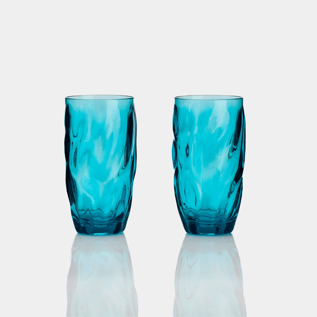 Flamefield Acryl-Eisbecher, Aqua, hoch