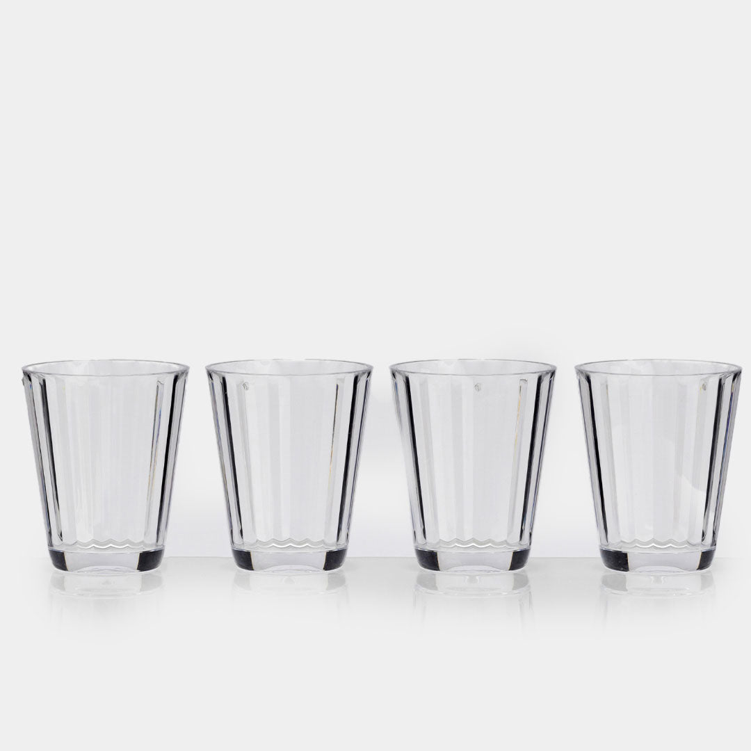 Flamefield Acrylic Crystal Line Short Tumbler