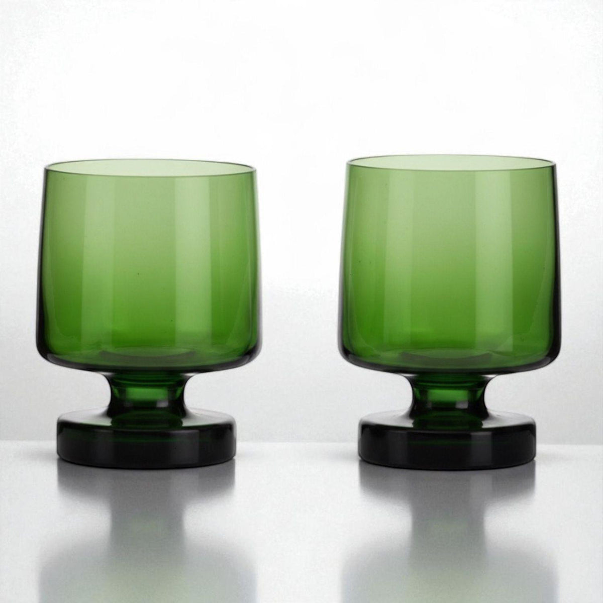 2PK Tritan Aegean Heavy Base Glass Green